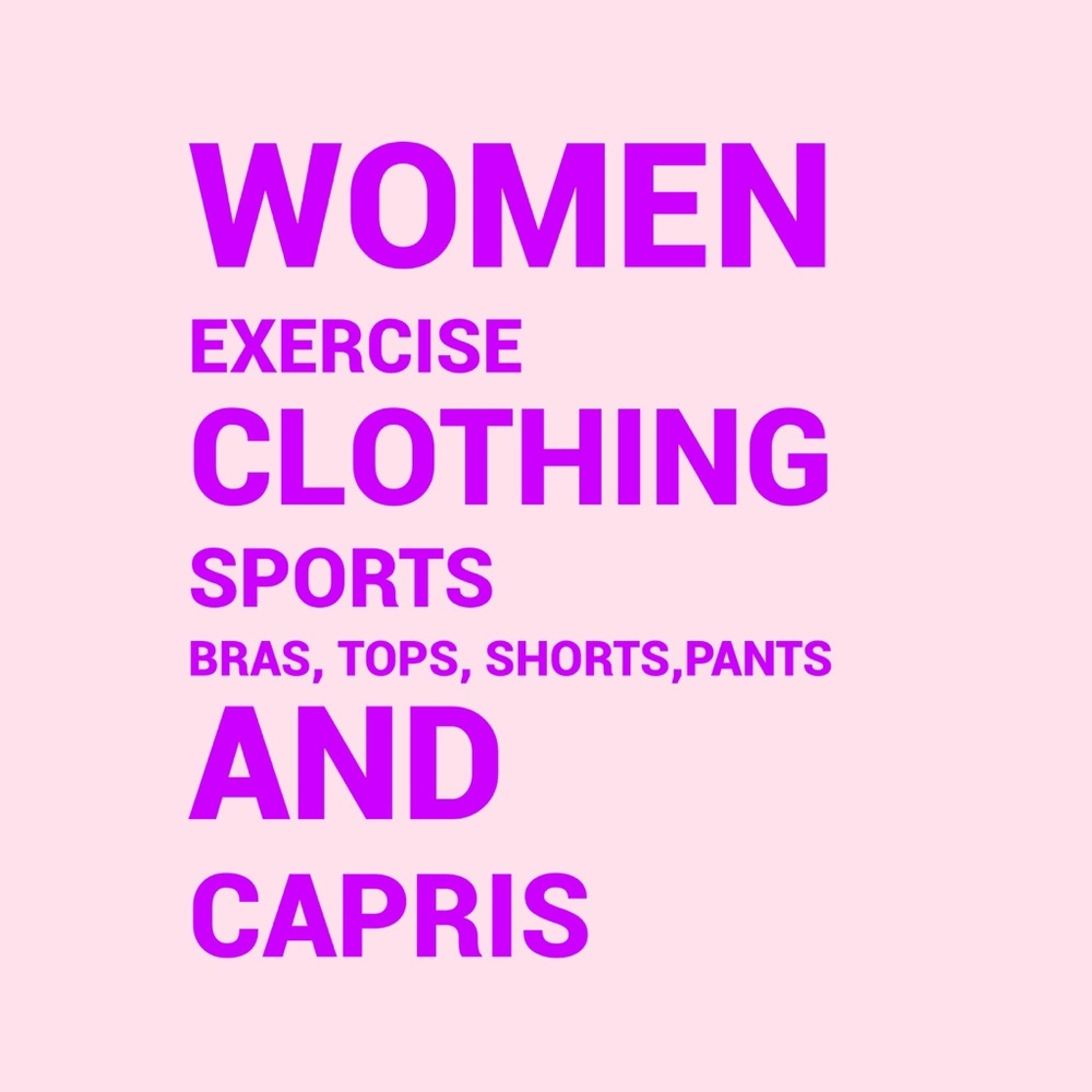 Ladies exercise / workout clothes
